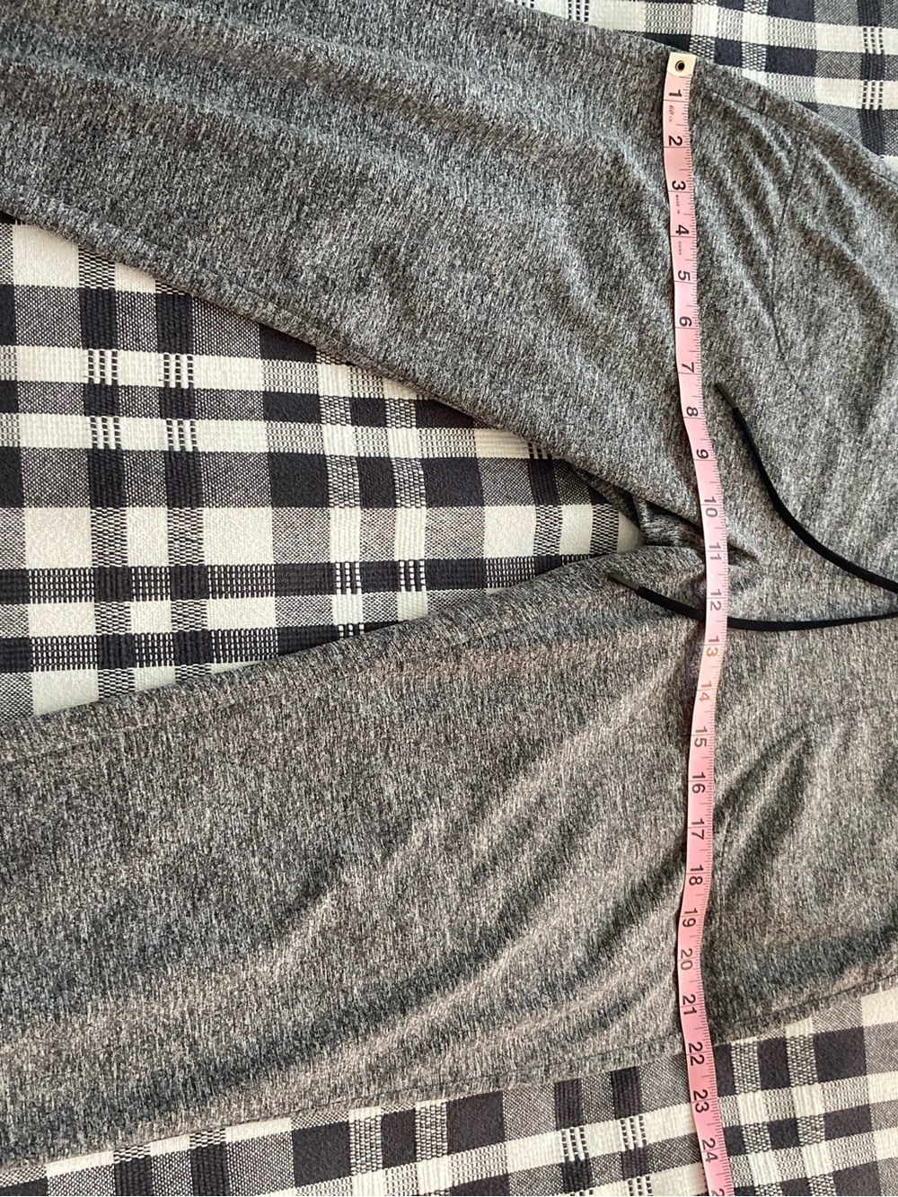 Athleta Women's Gray Marled Jogger Pants Size M Gray Knit Drawstring RN 54023 - Picture 7 of 9